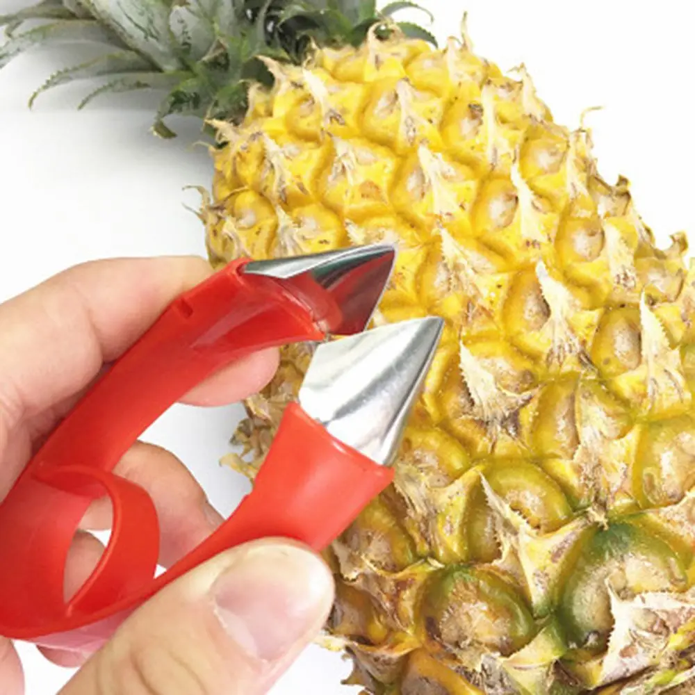 

Easy Use Stainless Steel V-shaped Pineapple Slicer Peeler Fruit Cutter Shovel Fruit Vegetable Knife Gadget Kitchen Accessories