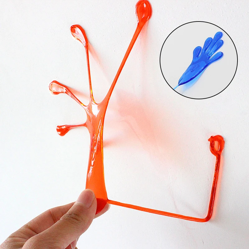 Ностальгические игрушки эластичные и гибкие липкие ладони большая скалолазающая стена пальмы Пародия Забавные игрушки хитрые липкие руки детские игрушки