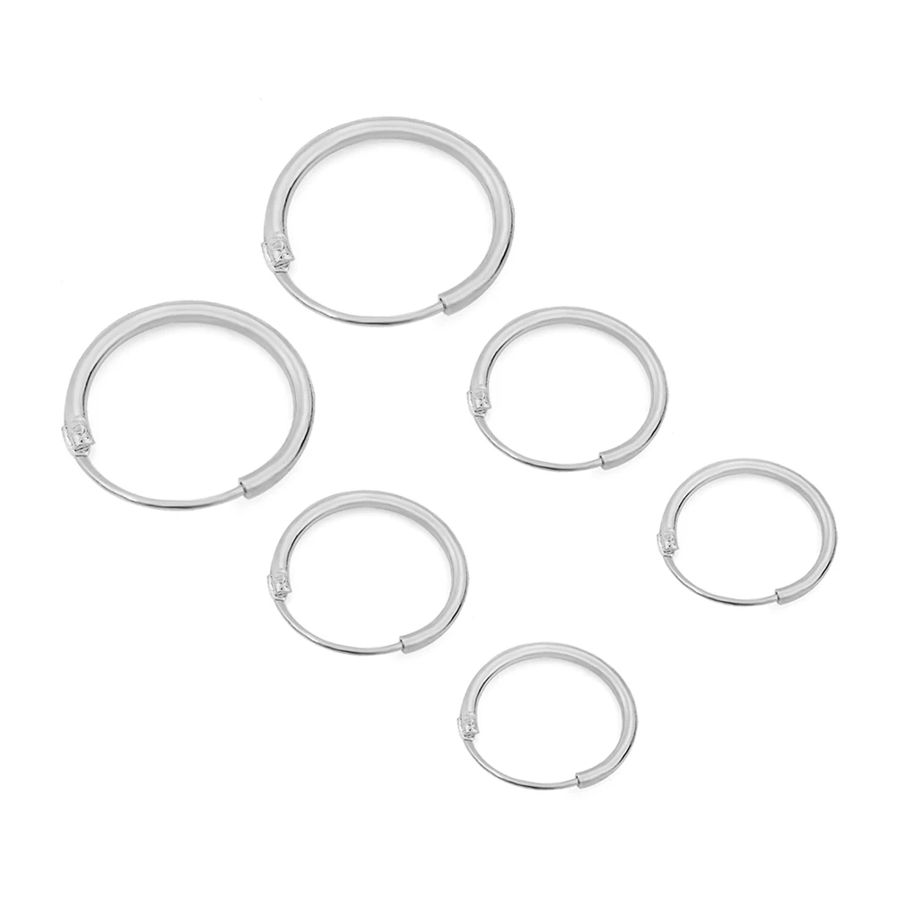 Модные 3 пар/компл. простой Винтаж круг маленький набор серег-колец Для женщин и мужчин панк серьги цвета: золотистый, серебристый популярные аксессуары
