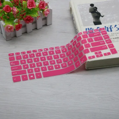 15,6 ''силиконовый защитный чехол для клавиатуры ASUS VivoBook S15 S510UN S510UQ UN8250 UN8550 Vivo Book 15 X 510UQ K505BP X505BA - Цвет: Rose