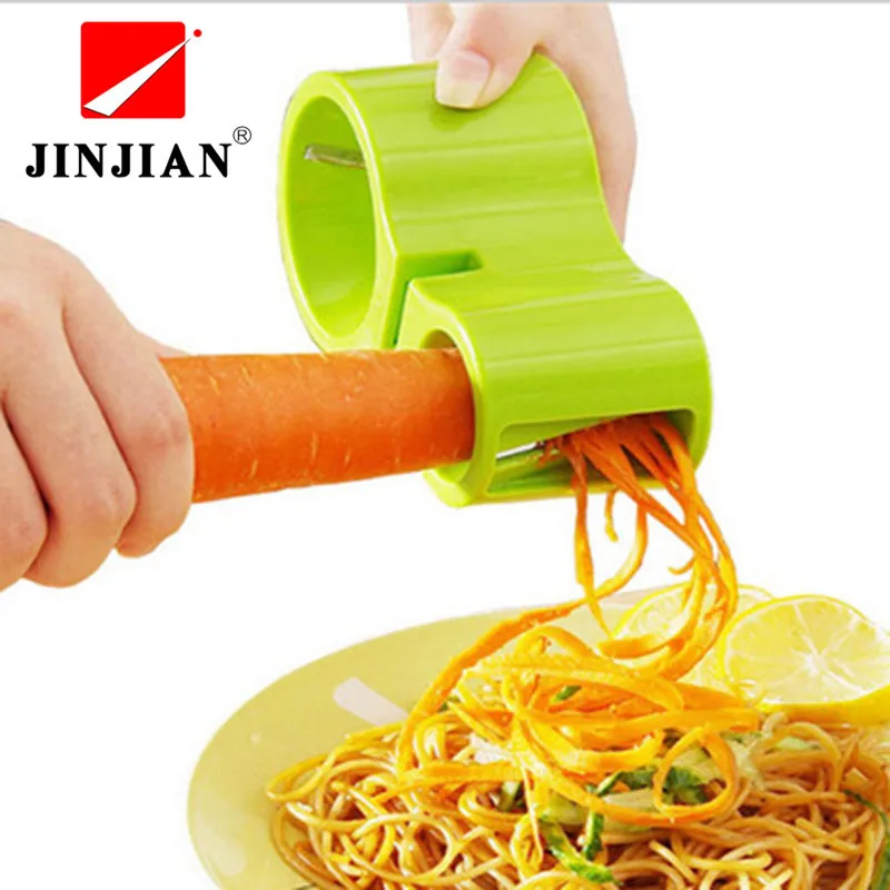 

JINJIAN Spiral Vegetable Slicers Double Grater Round Mandoline Slicer For Carrot Cutter Muti-function Kitchen Accessories