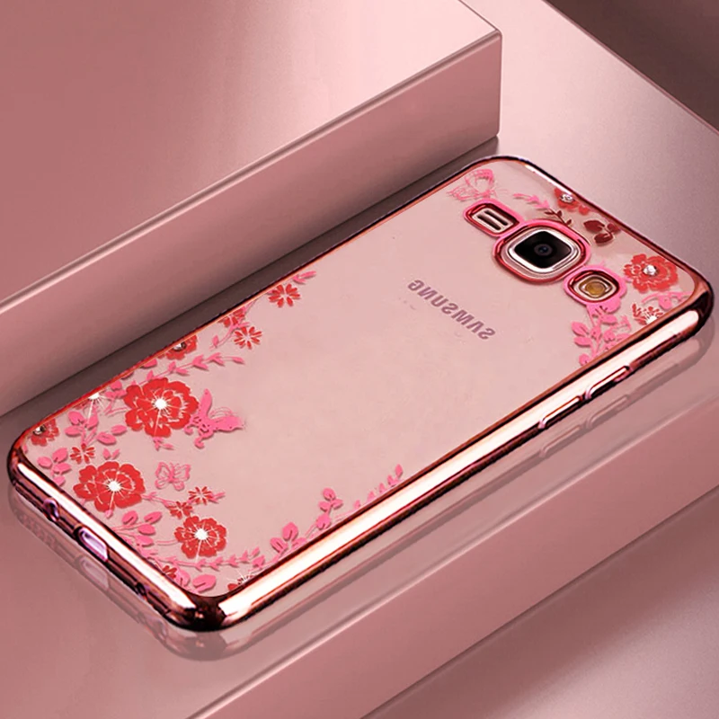 KaiNuEn etui чехол для Samsung Galaxy J5 J 5 2015 j500 прозрачные Роскошные 3d чехлы телефонов мягкие