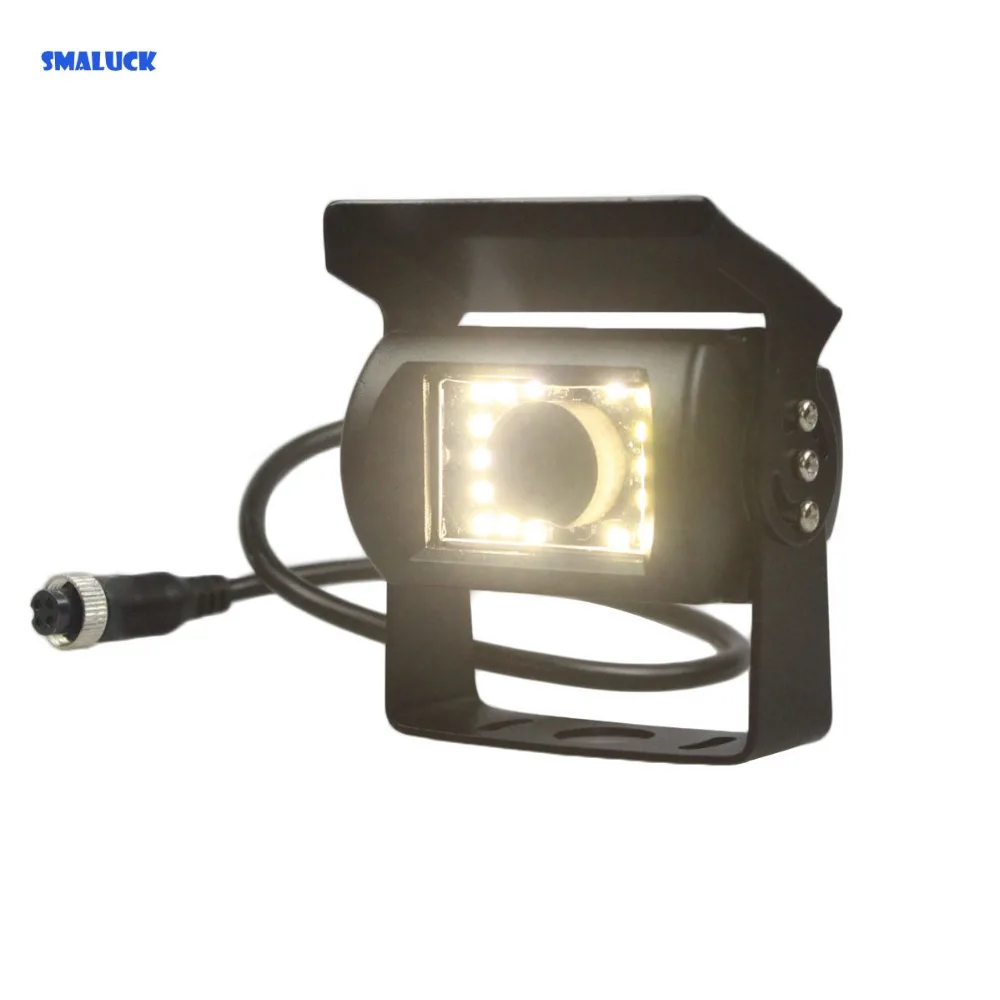 

SMALUCK Waterproof 4PIN 12V-24V HD Van Bus Lorry Rear View Reversing Parking Camera Car Camera LED Color Night Vision