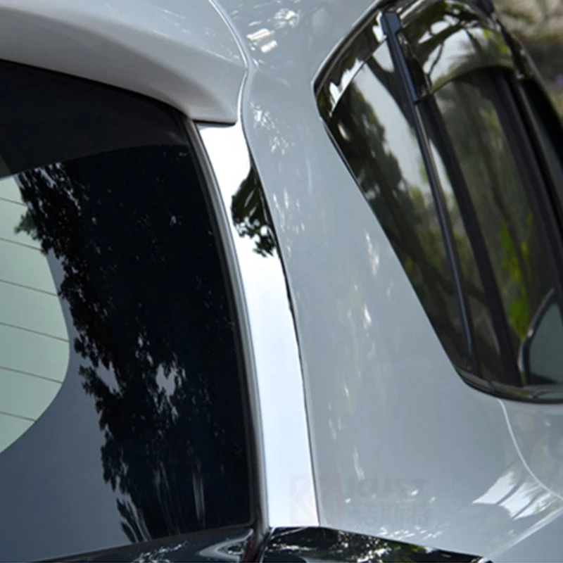 

Window Spoiler Side Trim Cover For Toyota RAV4 2014 2015 2016 Exterior Rear Car Window Pillar Sticker For Toyota RAV4 2017 2018