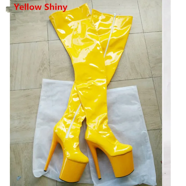 Women Boots Sexy Fetish Dance Nightclub Boots 20cm Stiletto High Heel