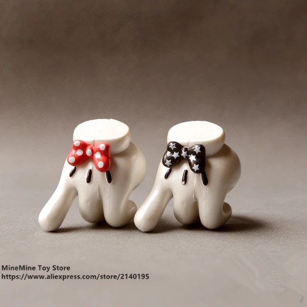 

ZXZ Mickey Mouse Minnie hand 6cm Action Figure Posture Anime Decoration Collection Figurine Toy model for children gift