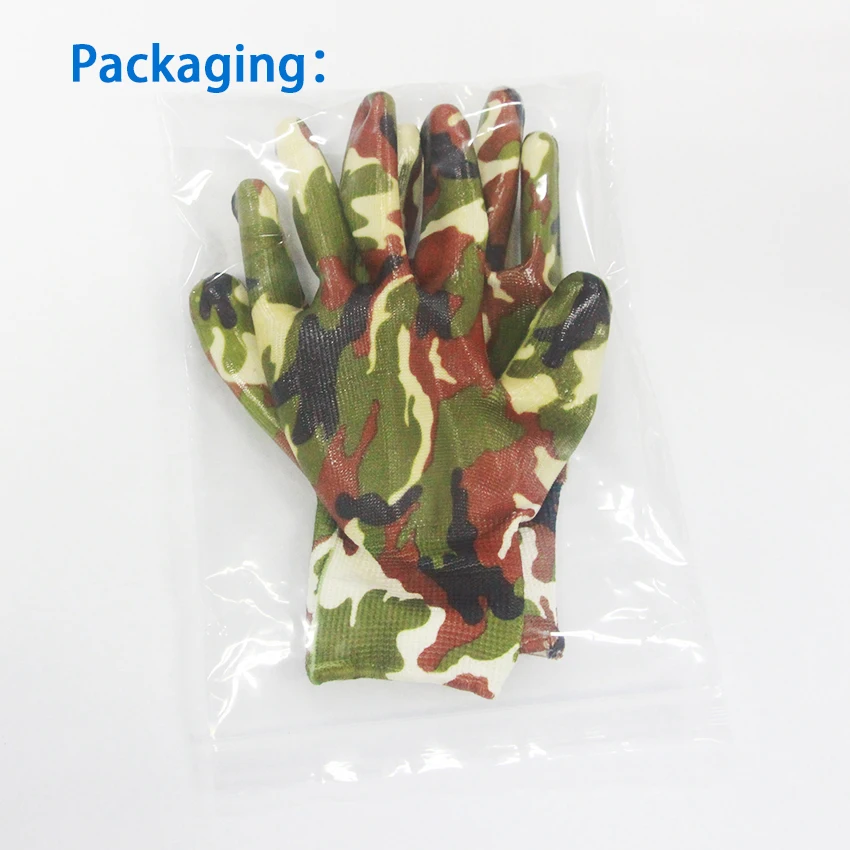 1 пара нитриловых перчаток для женщин с цветочным принтом, износостойкие рабочие перчатки из искусственной кожи с защитой рук, зеленые перчатки для домашней работы