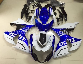 

3Gifts New ABS Mold motorcycle Fairings kits For Suzuki GSX-R1000 K9 2009-2014 09 10 11 12 13 14 Fairing bodywork white blue