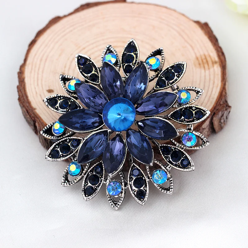 Danbihuabi броши для свадьбы Bijoux Броши Модные Винтажные женские со стразами