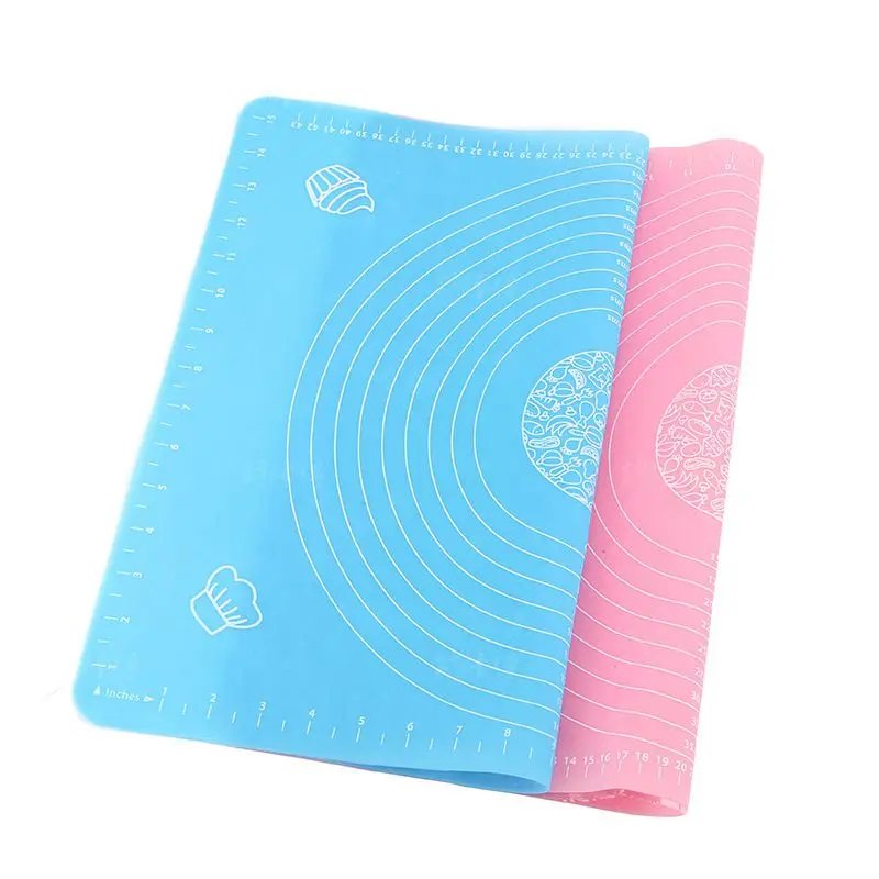 50x40cm Silicone Cake Dough Pastry Fondant Rolling Cutting Mat Baking