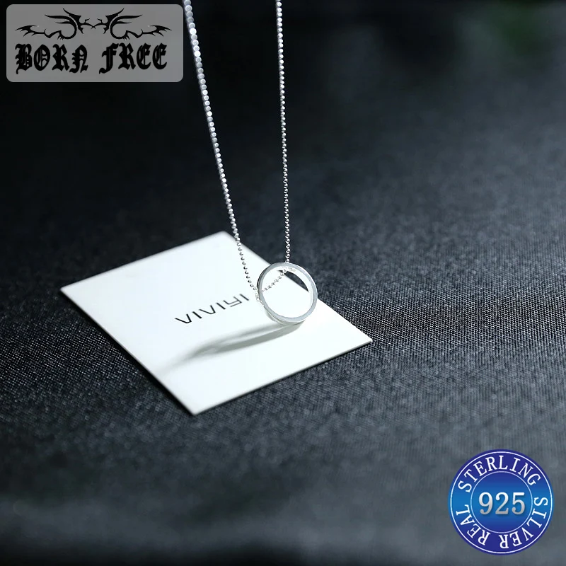 

collier femme argent silver 925 chain pendants choker kolye collare jewelry simple pendant necklace mujer moda pingente neckless