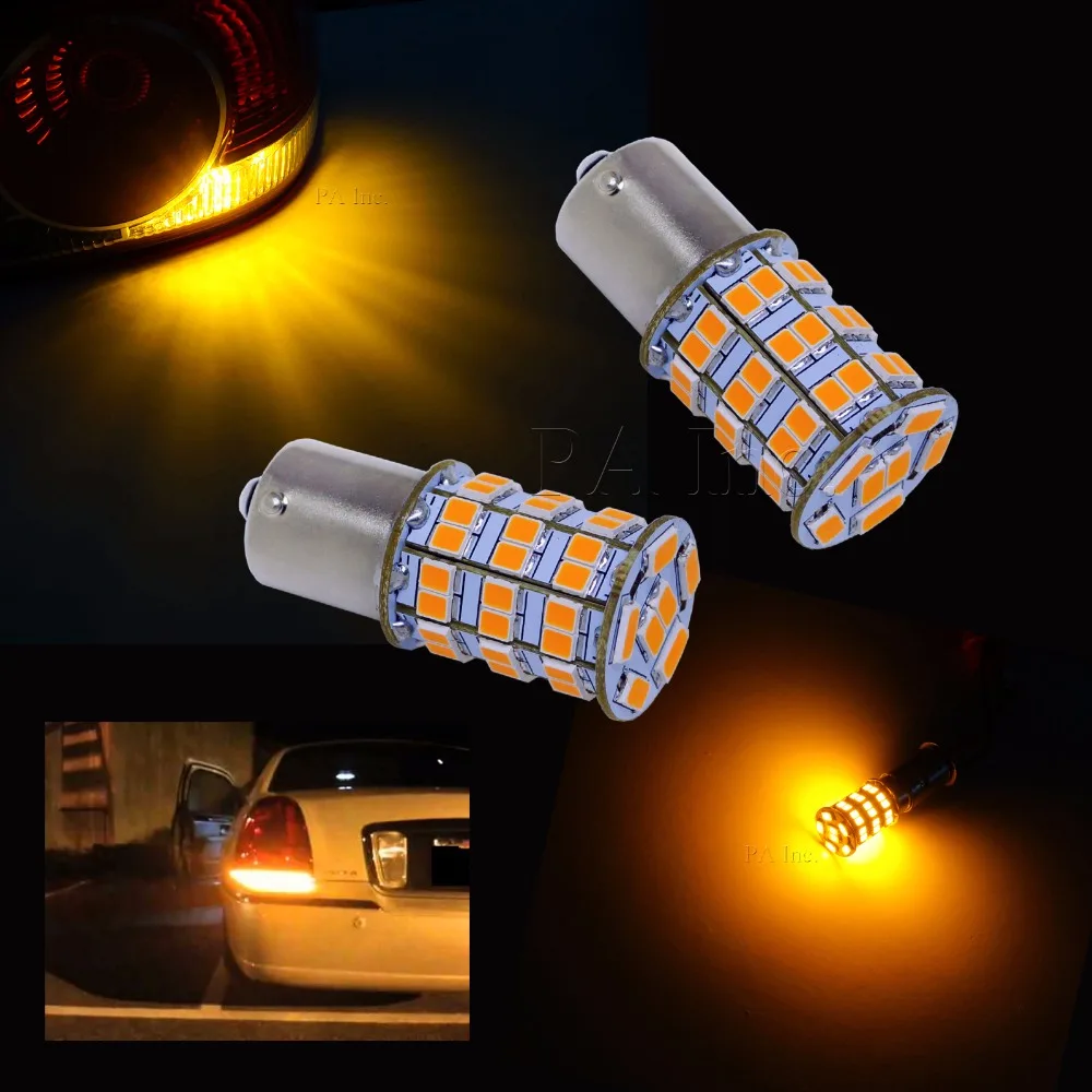 

PA LED 2PCS x NEW Item Sale 2017 55SMD 1156 BA15S 2835 5630 LED Car Auto Light Source Turn Tail Parking Lamp 12V