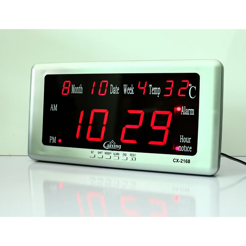 Led Biurko Zegar Scienny Cyfrowy Budzik Alarm Elektroniczny Zegary Z Kalendarz Z Termometrem Data Tydzien Wyswietlacz Duzy Cyfry Dla Biuro W Domu Clock Electronic Clock With Temperaturewall Digital Aliexpress kalendarz elektroniczny na biurko