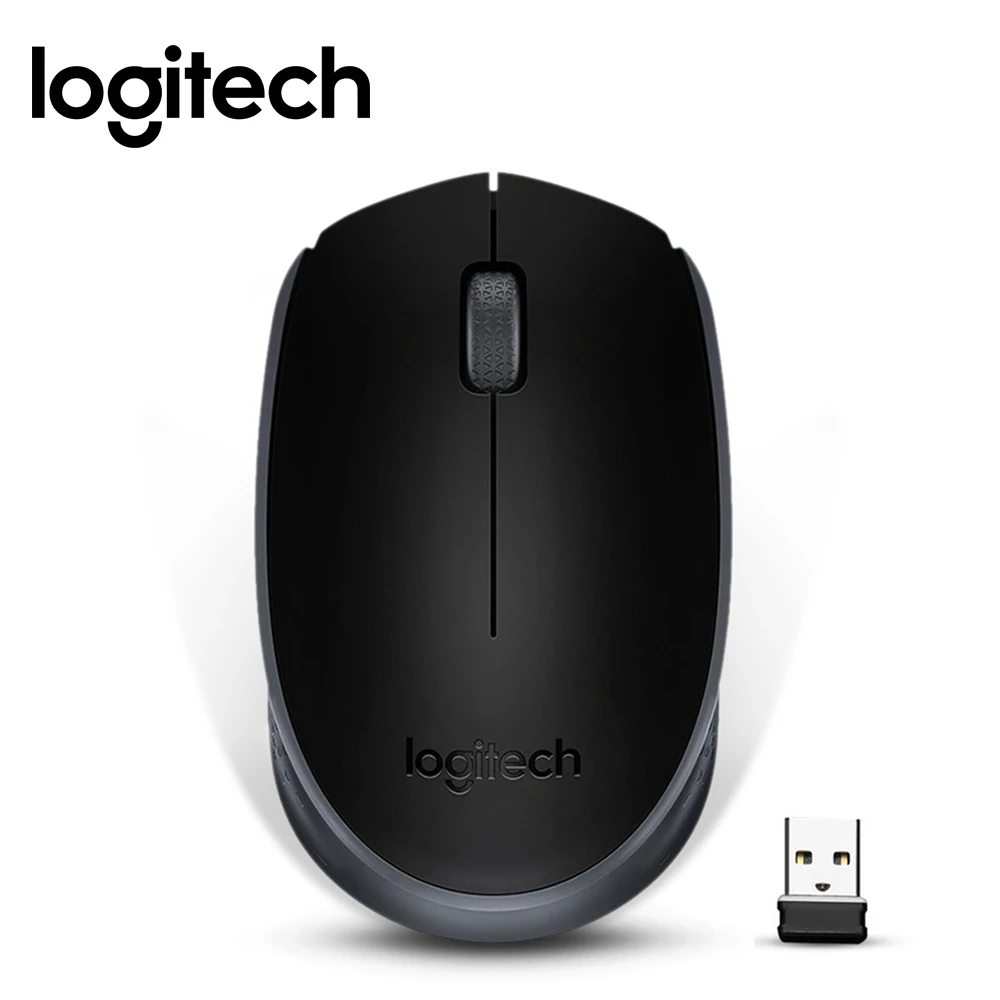 Оригинальная беспроводная мышь Logitech M171 2 4G с нано приемником 1000 точек/дюйм для ПК