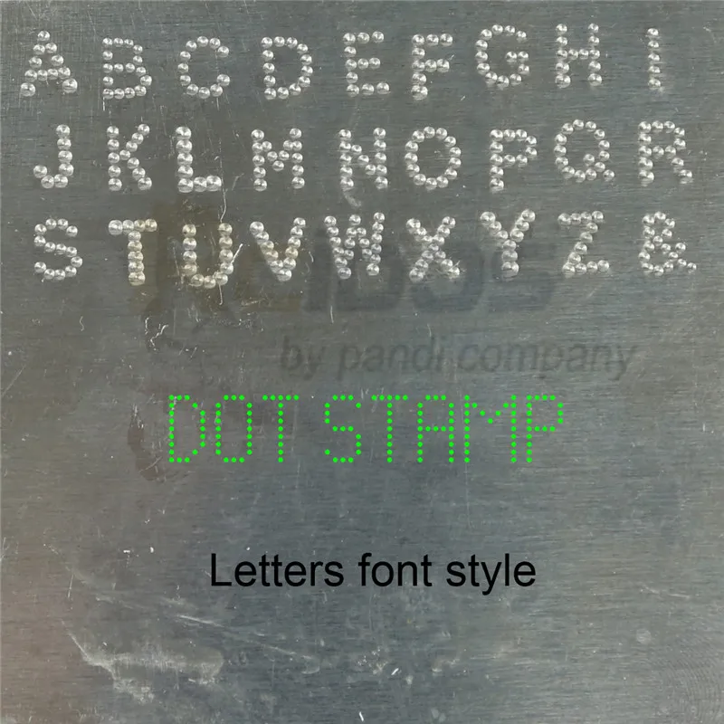 Jeu De Poinçons Lettres A-Z Et Chiffres 0-9, 5mm, Acier Allié Uxcell