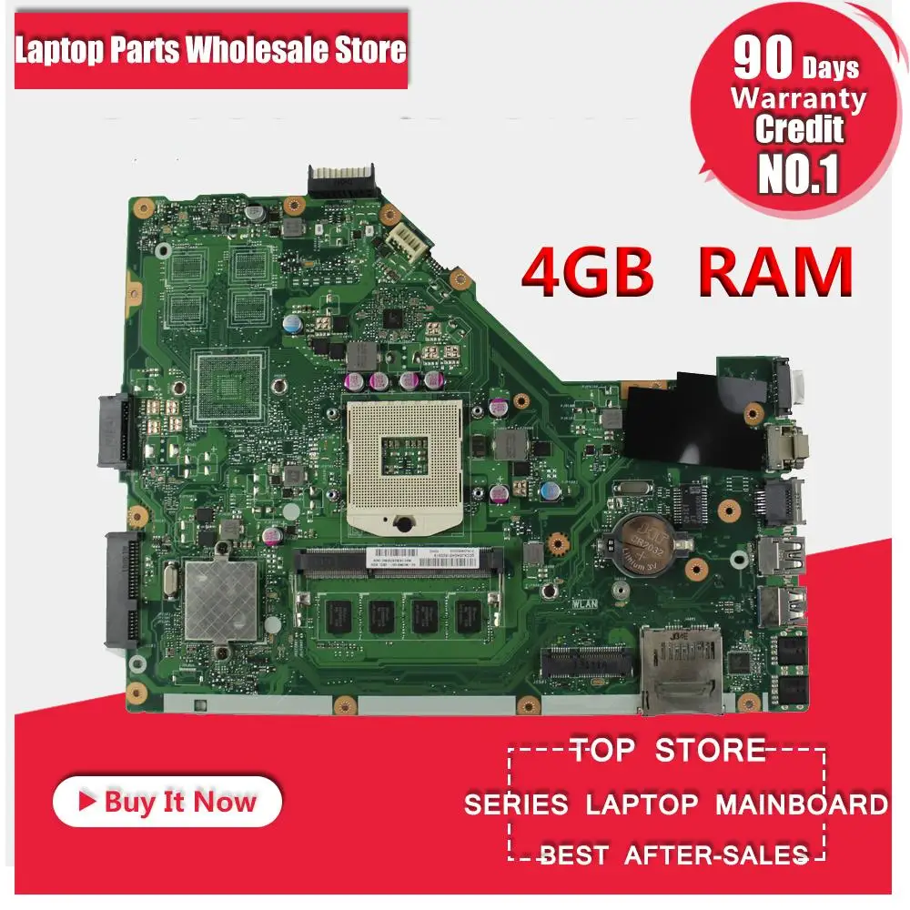 

X55C Motherboard USB3.0 HM76 RAM For ASUS X55VD X55C laptop Motherboard X55VD Mainboard X55VD Mainboard test 100% OK