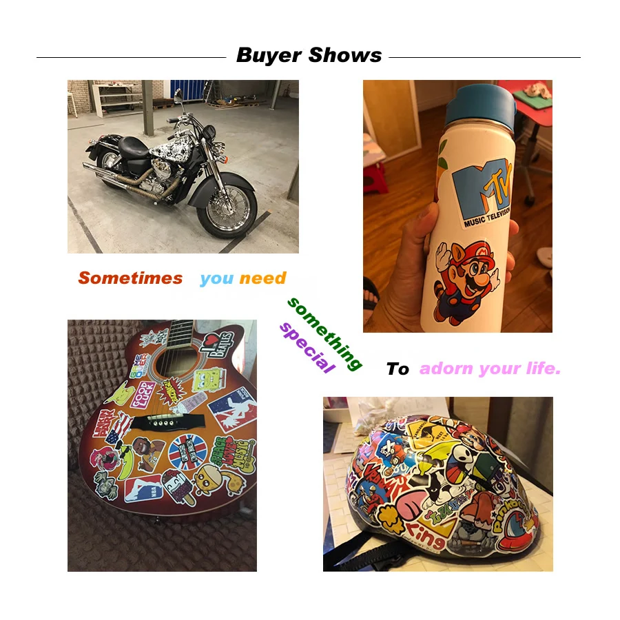 50pcs/set Alien Sticker Funny Kids Toy Stickers for Laptop Luggage Motorcycle Sticker Bomb JDM Decals