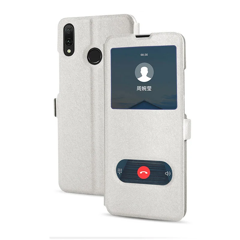 For Samsung A50 Case Flip PU Leather Cover View Window Stand Case For Samsung Galaxy A30 A20 A10 A40 A50 A70 Phone Back Cover