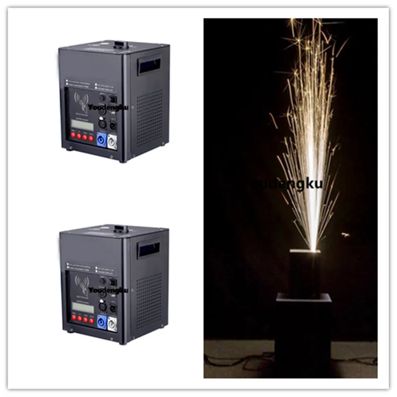 Portable non flammable safe indoors DMX electric 500w cold spark