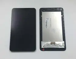 Черный ЖК-дисплей панель экран монитор + сенсорный экран дигитайзер сборка + рамка для Huawei MediaPad T1 7,0 t1-701u/T1-701ua