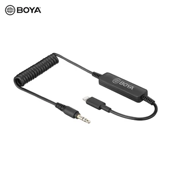 

BOYA 35C-L 3.5mm to Connector Audio Cable for 3.5mm Self-powered Microphones to be Used for iOS Devices accessiories