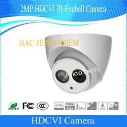 Бесплатная доставка Dahua оригинальный английская версия DH-HAC-HDW1200EM 2MP мини 1080 P HDCVI купольная Камера IP67 камера сетевой безопасности