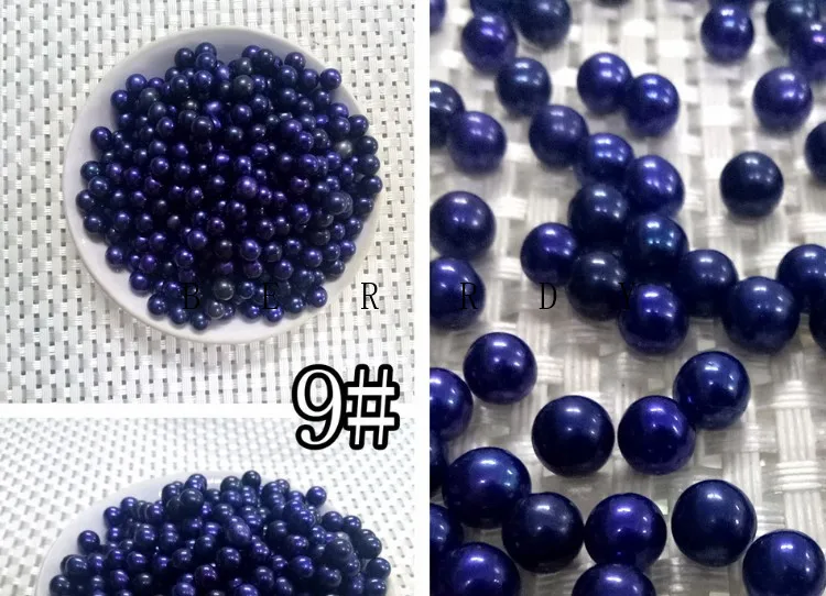 

Wholesale Loose Pearl Round Pearl 7-8MM AAAA Colorful Akoya Pearl Beads Colored Akoya Oyster Loose Pearl Beads 30pcs/lot