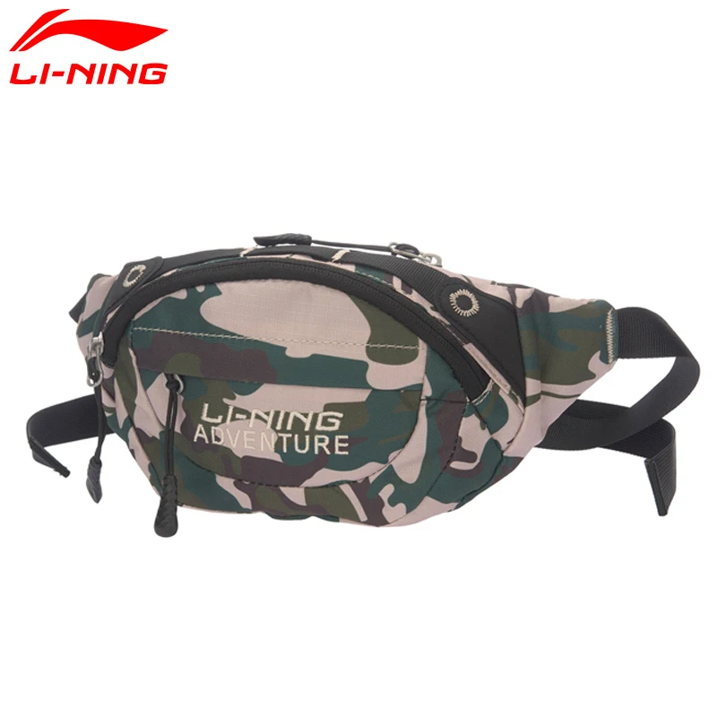 

Li-Ning Unisex Outdoor Adventure Waistpack Men & Women Camouflage Polyester LiNing Sports Bags ABLM004 EJFM17