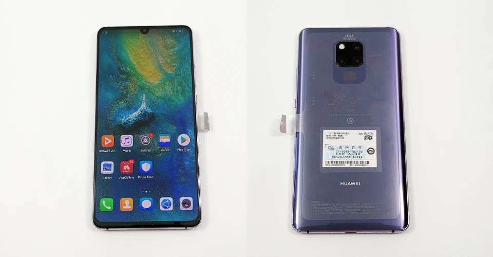 Универсальный дополнительный мобильный телефон HuaWei mate 20X4G LTE Kirin 980 Android 9,0 7," 2 K 2240x1080 8 Гб ram 256 ГБ rom 40.0MP NFC IP53