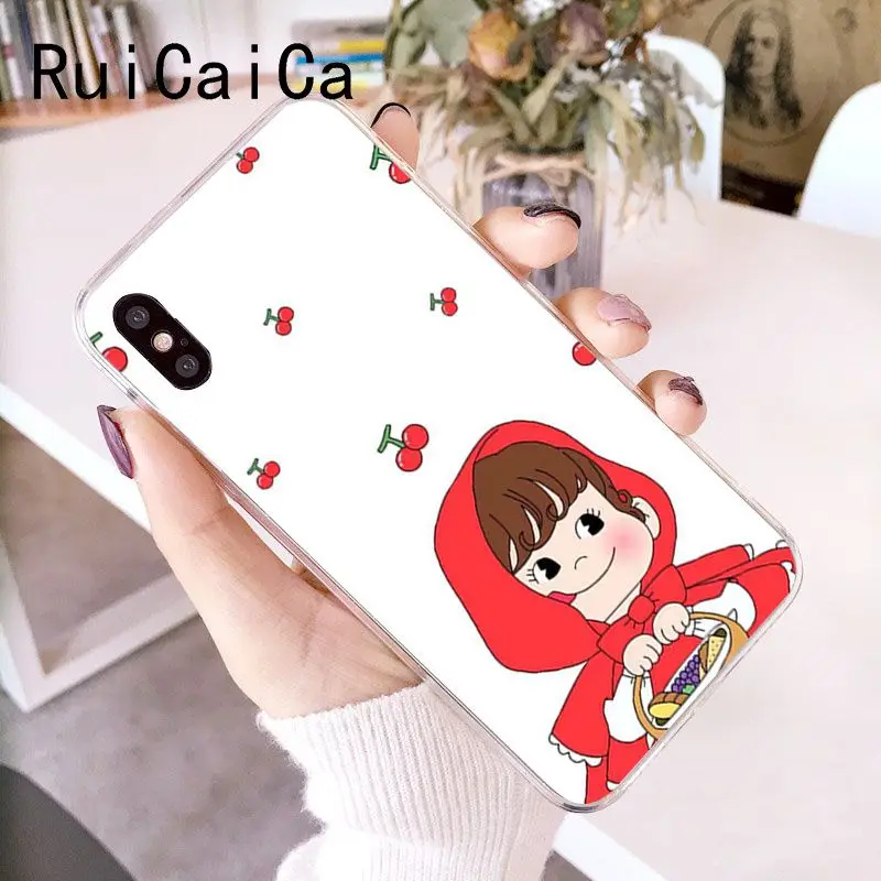 RuiCaiCa Sanrio pom purin милый мультфильм девушка шаблон мягкий чехол для телефона из ТПУ