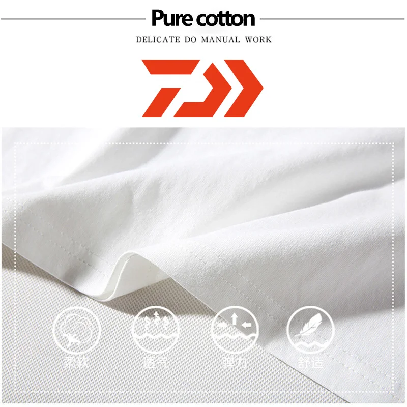 Exclusiva de Pesca Roupas de Pesca de Secagem Camisa de Manga T-shirt de Algodão Estréia Dawa Camisa Rápida Curta Anti-uv Pesca Purificado 2021 2 High Quality Esporte e Lazer