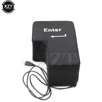 

Novelty Gift Supersized USB Big Enter Key Pillow Desktop Nap Pillow Stress Relief Tool for Home Office Computer Laptop