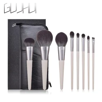 

8pcs Premium Synthetic Cosmetics Contouring Powder Contour Foundation Eyebrow Eyeshadow