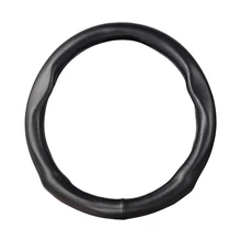 38 см M Размер рулевой крышки черный цвет рулевого управления автомобиля крышки из натуральной кожи Автомобильный руль крышка