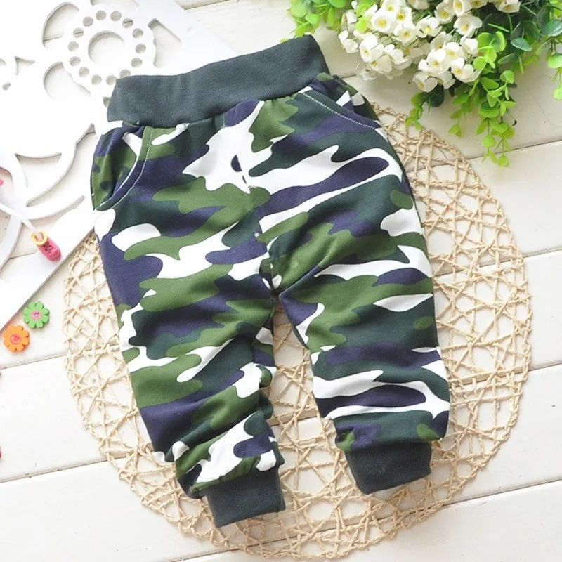 

Spring&Autumn Lovely Cotton Children Camouflage Pants Newborn Baby Boy Pants Baby Girls Pants Baby Clothing 0-2 Year Baby Pants