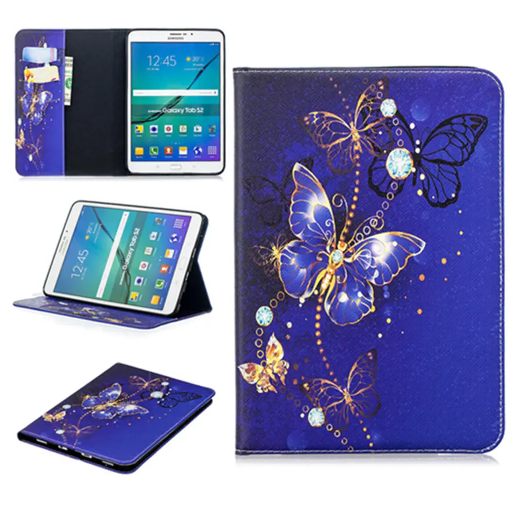 PU Leather Cute Case For Samsung Galaxy Tab S2 8.0 inch T710 T715 T713