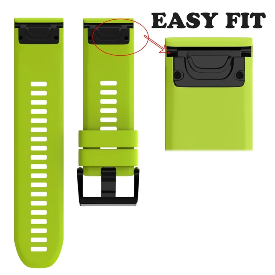 Fistar-26MM-Watchband-for-Garmin-Fenix-5X-Watch-Strap-Quick-Release-Kit-Silicone-Band-Strap-For (8)