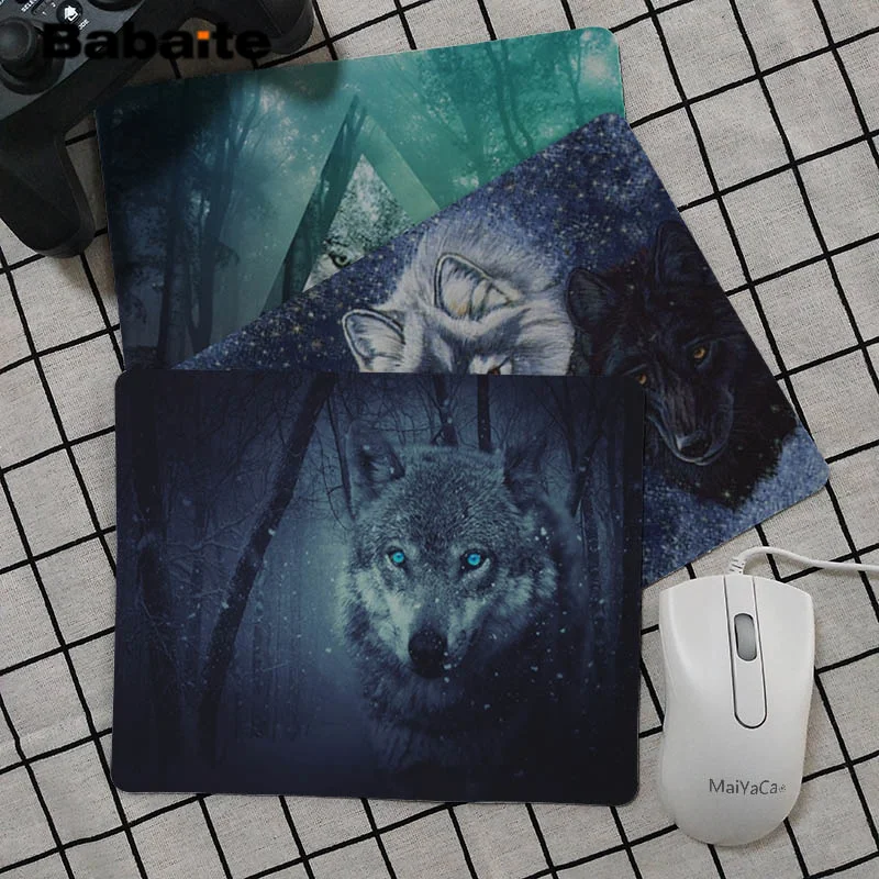 

Babaite Non Slip PC wolf small Mouse pad PC Computer mat Top Selling Wholesale Gaming Pad mouse