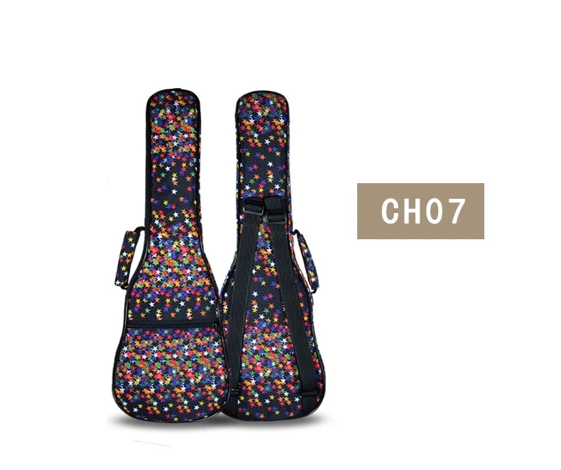 Creative gifts High quality Portable durable 26 inch small guitar tenor ukulele backpack gig bags case Ukues soft uke cover - Цвет: ch7