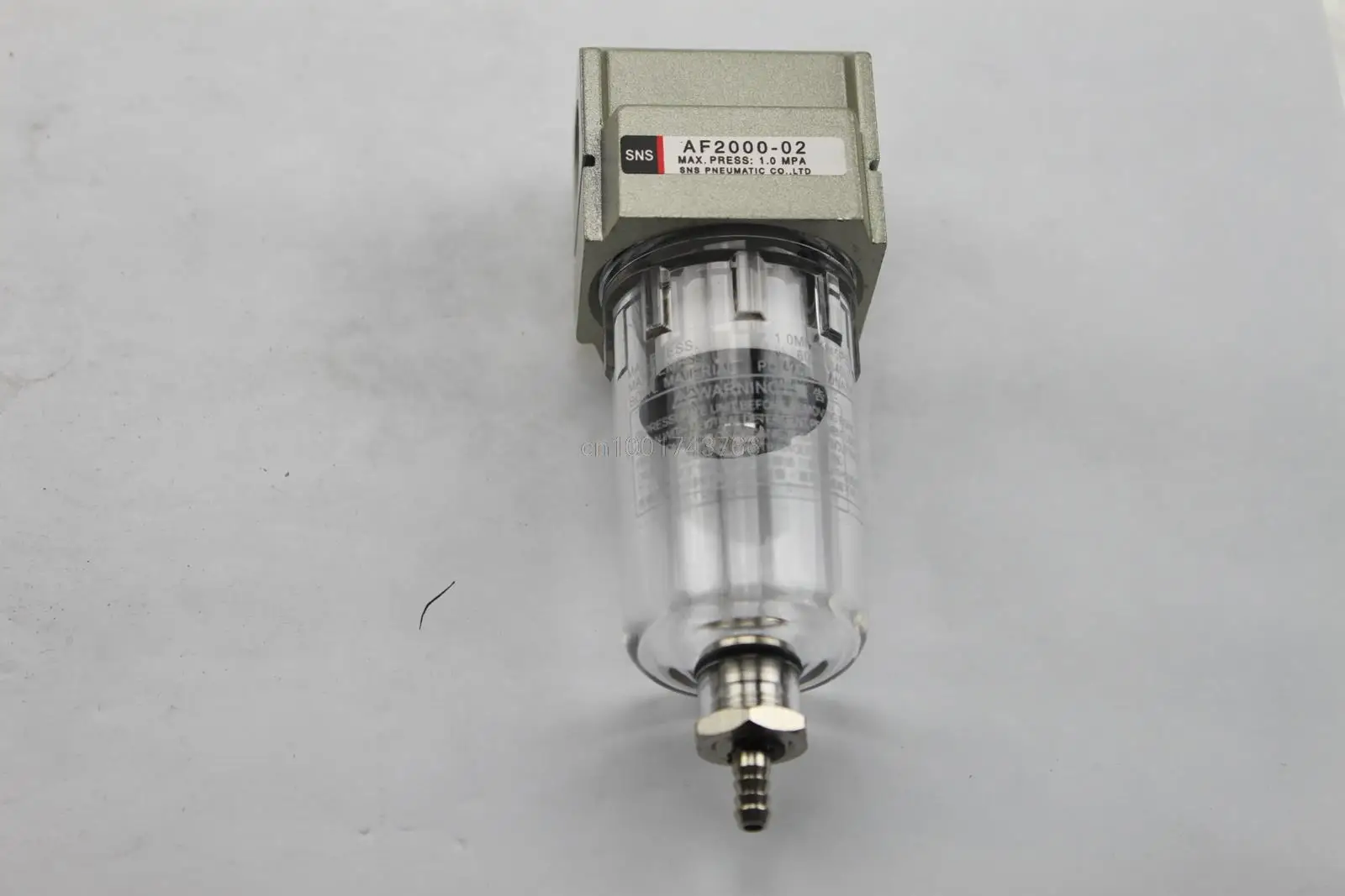 

SNS Pneumatic air filter AF2000-02A 1/4'' BSPT water separator Air Source Treatment Pressure drain