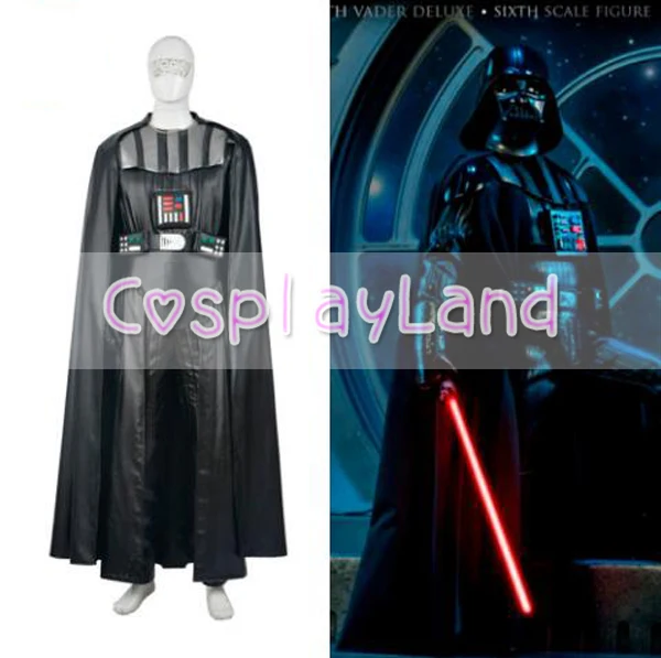 

Star Wars Darth Vader Cosplay Costume Adult Jedi Suit Whole Set Custom Made Drath Vader Halloween Costumes For Adult Men Outtfit