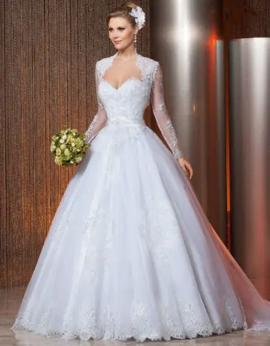 size 18 wedding dress with sleeves