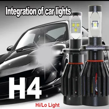

2x H4 Ultra Bianca 55W/80W 9000lms 6000K HB2 9003 H4-3 hi / lo faro Front luce Lampadine Anabbaglianti Led Lampada FARO