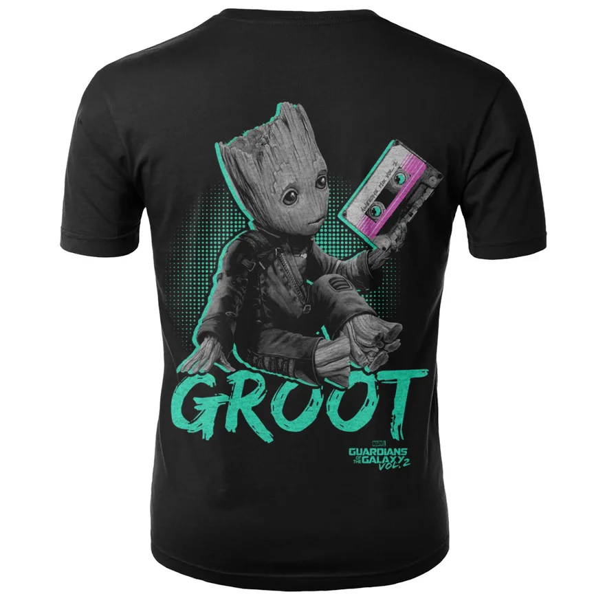 Groot футболки для мужчин унисекс X planet monarch Bounty Hunter топы супергерой фильм аниме