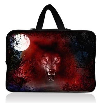 

Free shipping Retail Sale Wolf 13'' Laptop Sleeve Case Bag Soft Neoprene Fashion Special Customizable