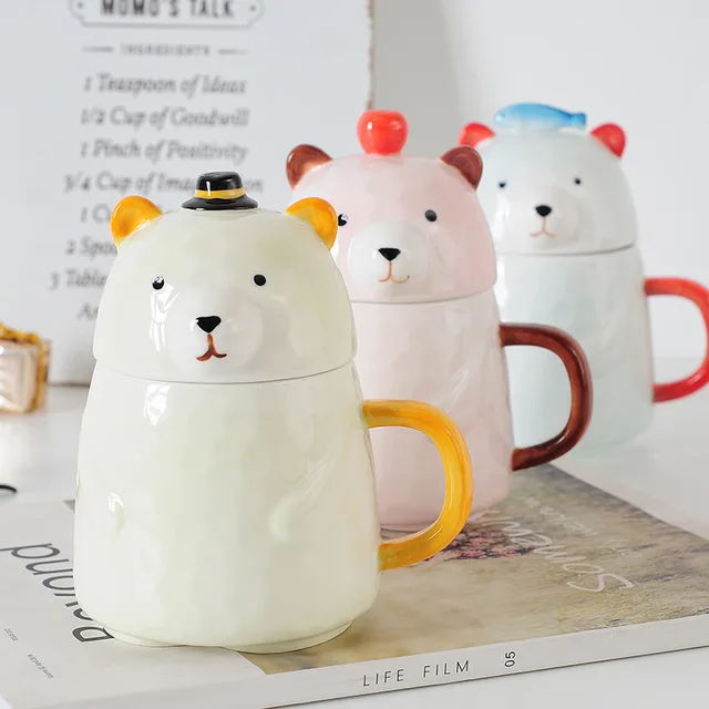 cute ceramic mug cartoon