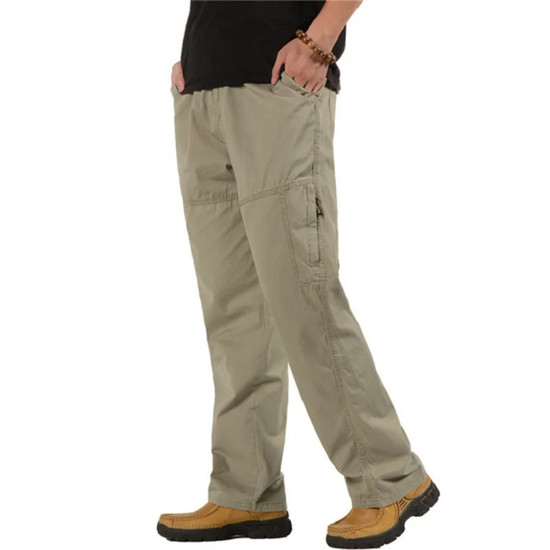 Брюки карго мужские повседневные многокарманные спортивные тактические брюки свободные хлопковые брюки Mlitary длинные брюки Pantalones Hombre 6XL
