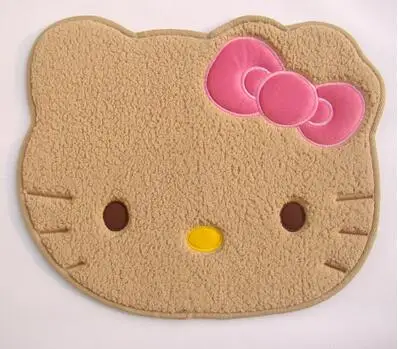 1x Kawaii 50*60 см Рисунок «Hello Kitty» двери Коврики земли мягкие мохнатые ковры из Гостиная Спальня Ковры ковровое покрытие Коврики 5 видов цветов - Цвет: Фиолетовый