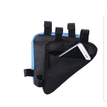 

Waterproof Motorcycle Car Trunk Organizer Storage Bag Triangle Motorcycle Bag Pouch Cycling Front Tube Frame Bag Saddle Holder