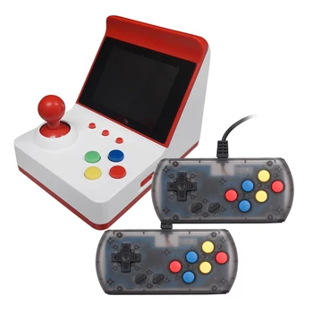 

Retro Miniature Arcade Game Console Handheld Game Console 3" Screen Dual Wired Joysticks 360 Games Support AV Out Gift for Kid